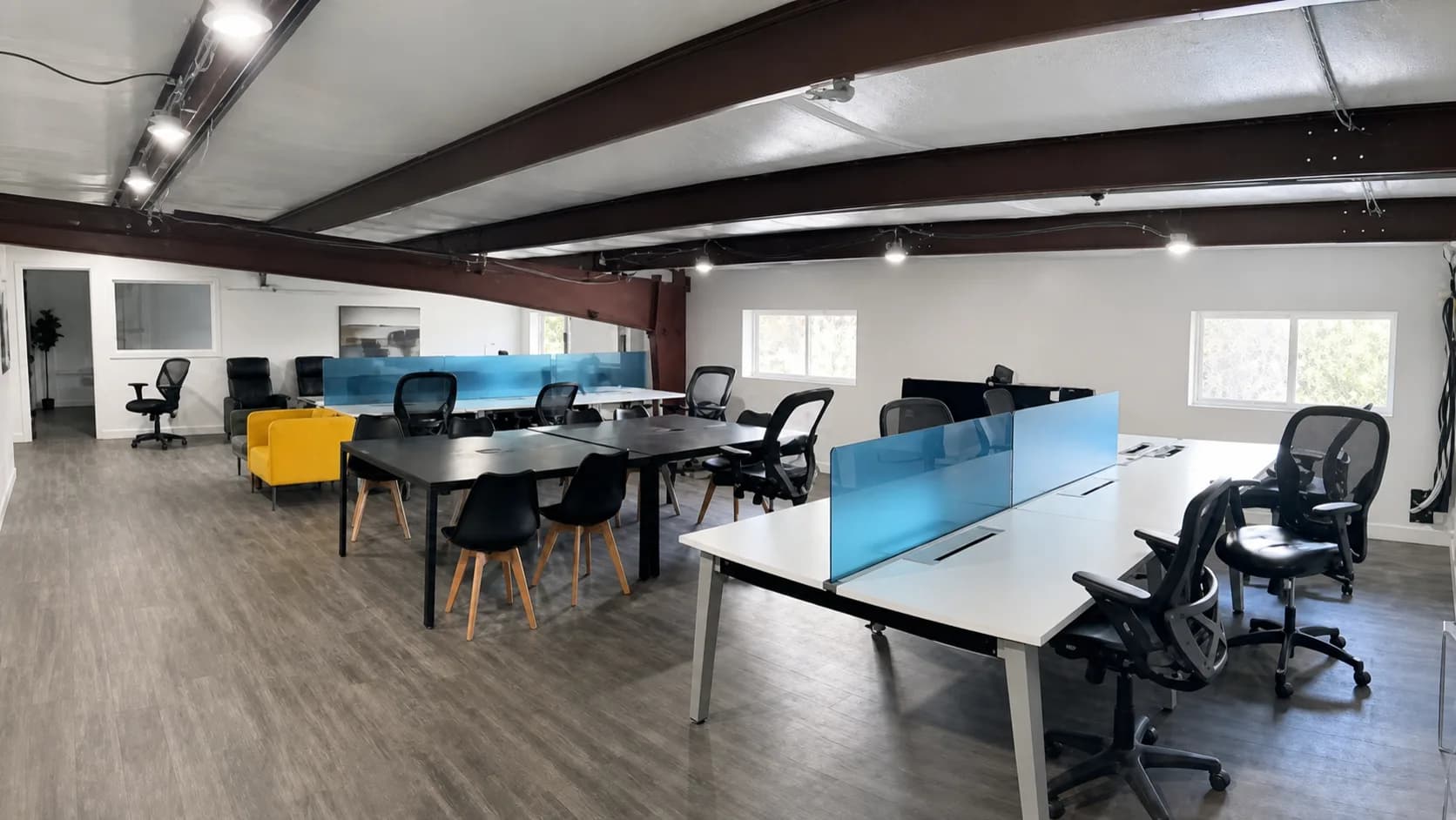 The Bullpen coworking floor inside The Anata Building